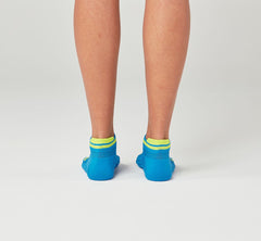 All Gender Performance No-Show Sock Diva Blue / Citrus