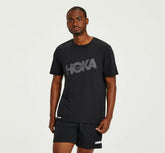 Men's Brand Tee Black / Castlerock