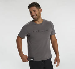 Men's Brand Tee Charcoal