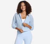 Shine Hooded Full Zip Jacket | Skechers outlet