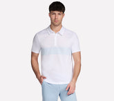 GO DRI Charge Palm Stripe Polo | Skechers outlet