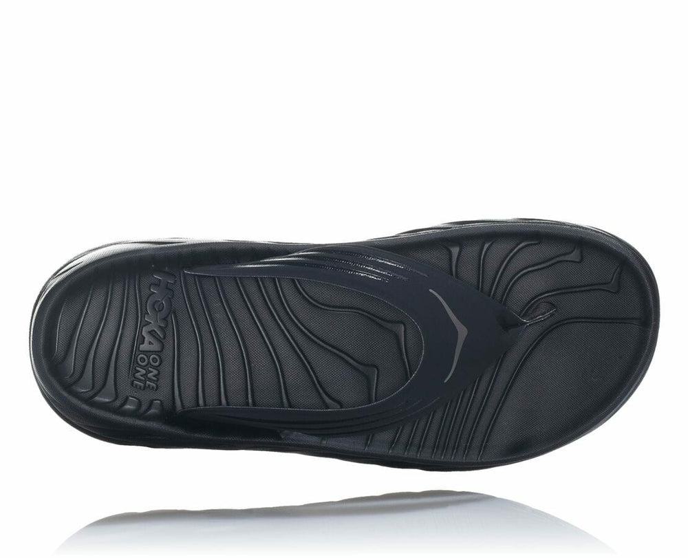 Men's ORA Recovery Flip Black / Dark Gull Gray