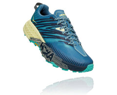 Women's Speedgoat 4 Provincial Blue / Luminary Green