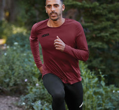 Men's Performance Long Sleeve Cordovan