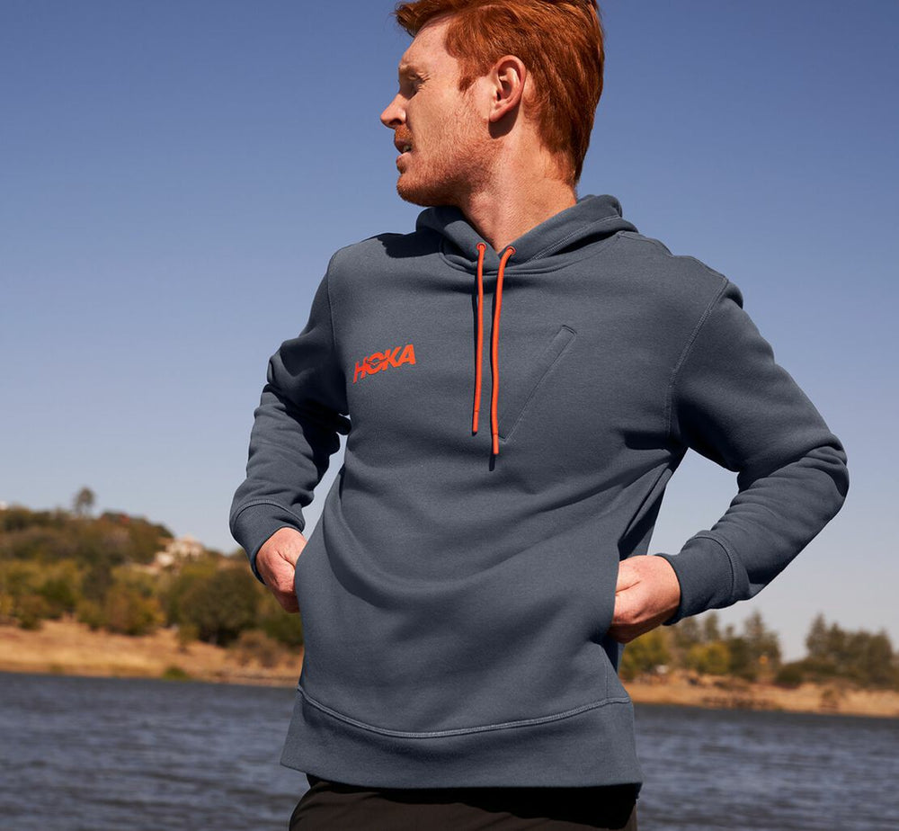 Men's Hoodie Ombre Blue