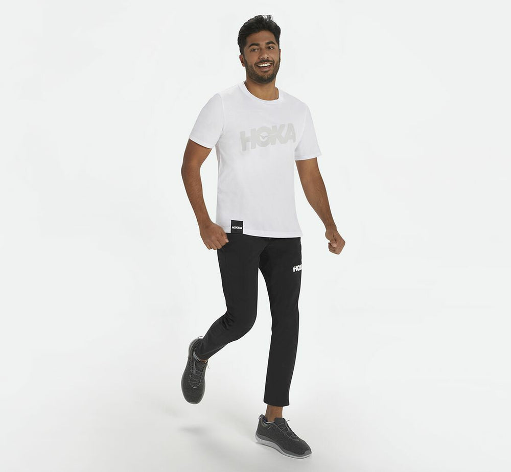 Men's Brand Tee White
