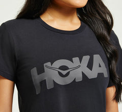 Women's Brand Tee Black / Castlerock