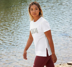 Women's Brand Tee White