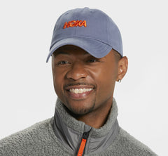 All Gender Casual Hat Blue Grey / Vermilion Orange