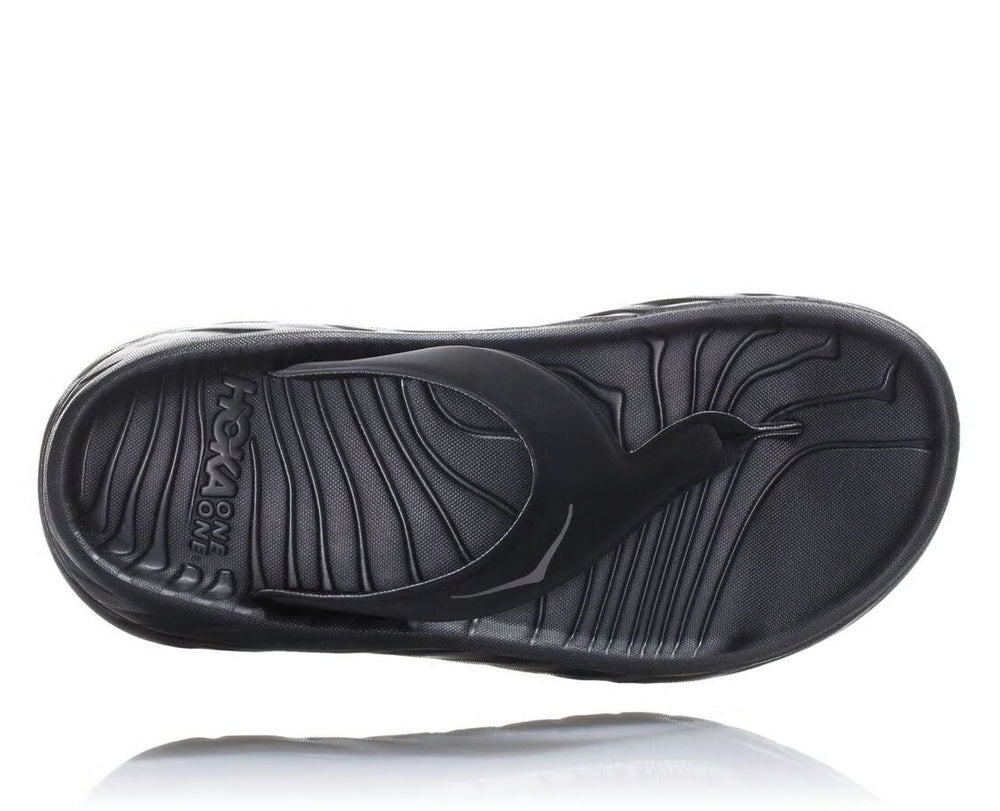 Women's ORA Recovery Flip Black / Dark Gull Gray
