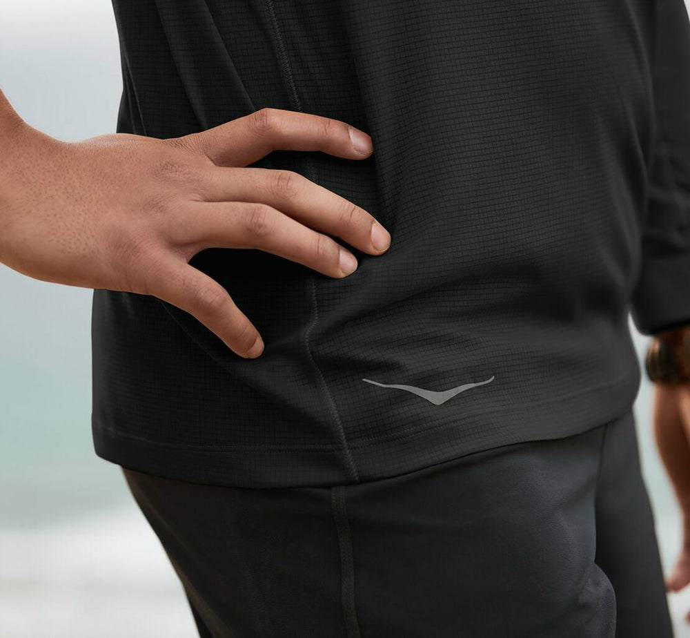 Men's Performance 3/4 Sleeve Black